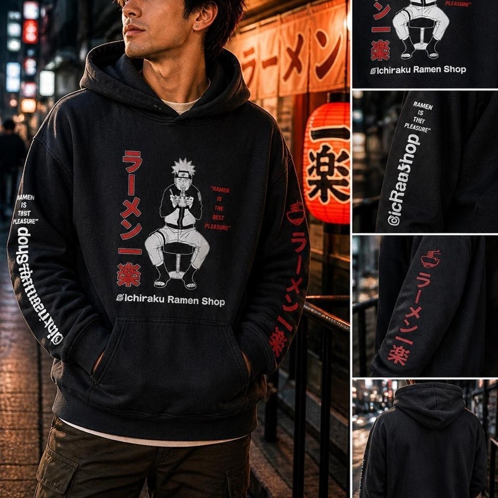 Naruto Ichiraku Ramen Shop Anime Hoodie